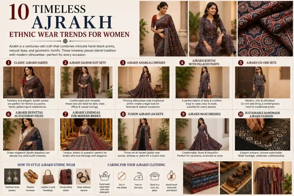 10 timeless ajrakh trend best boutique in kozhikode