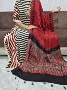 Modal Ajrakh Suit Best boutique in Kozhikode